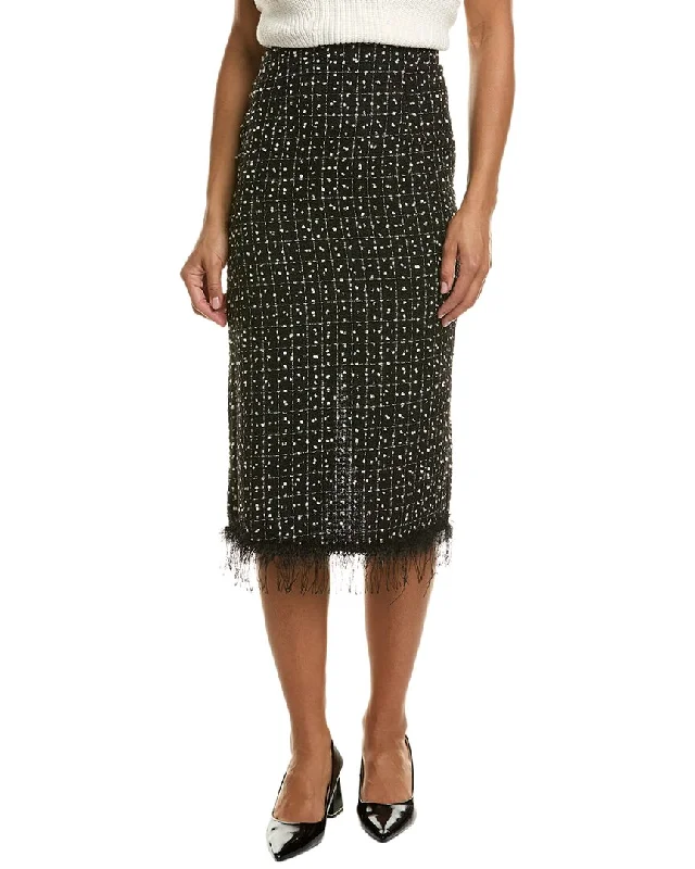 HL Affair Tweed Midi Skirt