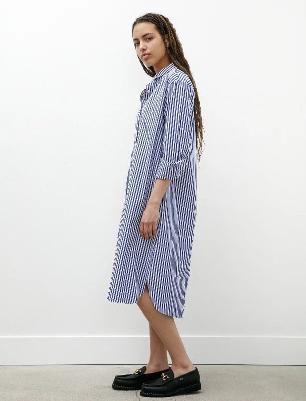 Shirt Dress Blue/White Stripes