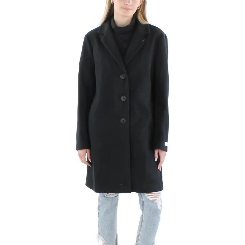 Calvin Klein Womens Collar  Pea Coat